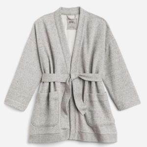 Madewell MWL Airterry Organic Cotton Blend Robe Tie Waist M